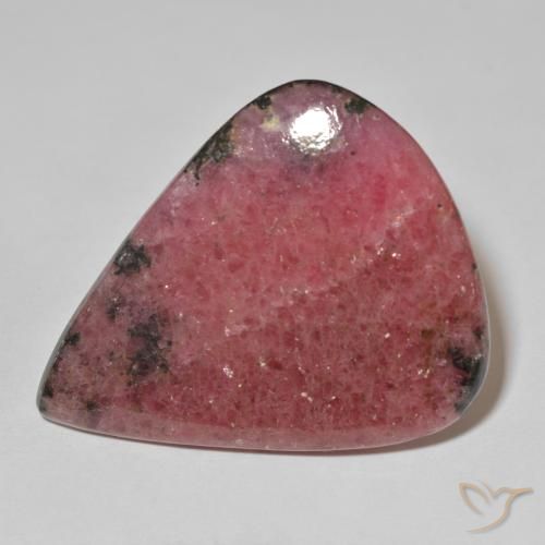 54.82ct Naturel Multicolore Rhodonite, En forme de poire, Opaque