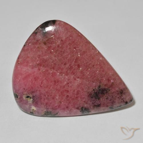 Rhodonite Multicolore naturelle En forme de poire, 54.82 ct, Opaque