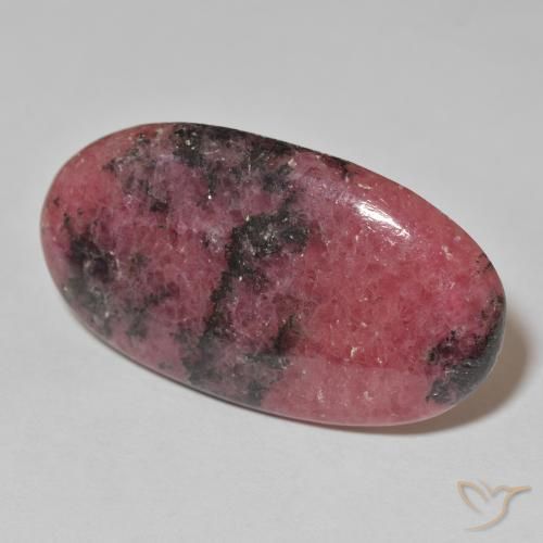 Rhodonite Multicolore naturelle ovale, 59.30 ct, Opaque