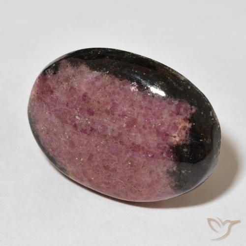 Rhodonite Multicolore naturelle ovale, 27.88 ct, Opaque