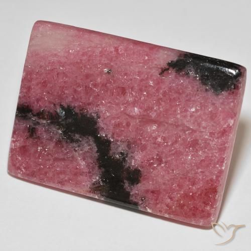 Rhodonite Multicolore naturelle Baquette, 115.38 ct, Opaque