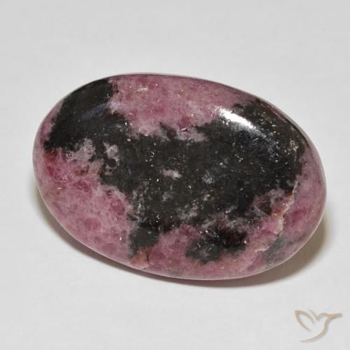 Rhodonite Multicolore naturelle ovale, 54.00 ct, Opaque