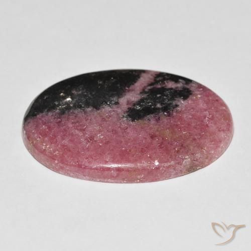 Rhodonite Multicolore naturelle ovale, 45.90 ct, Opaque