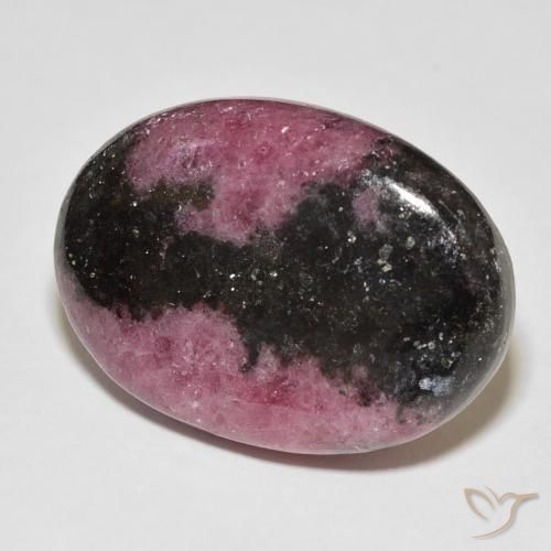 Rhodonite Multicolore naturelle ovale, 46.45 ct, Opaque