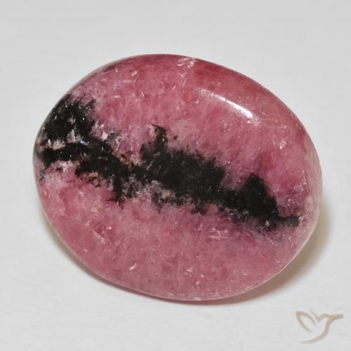 Rhodonite Multicolore naturelle ovale, 39.97 ct, Opaque