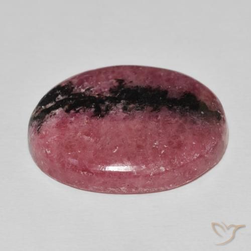 Rhodonite Multicolore naturelle ovale, 39.97 ct, Opaque