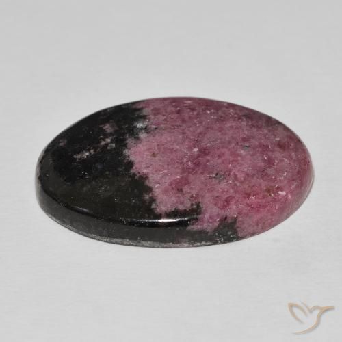 Rhodonite Multicolore naturelle ovale, 47.12 ct, Opaque