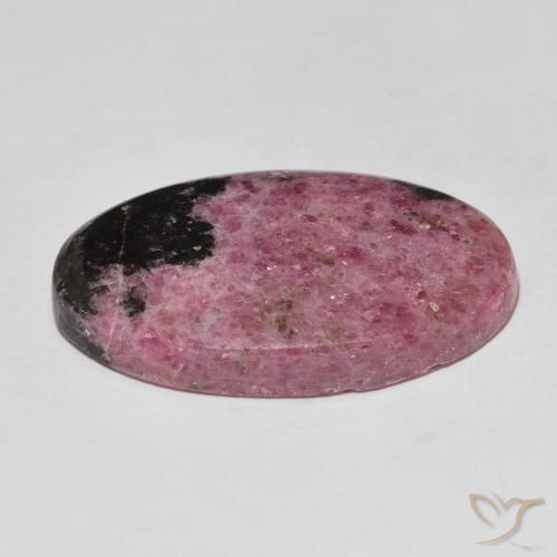 Rhodonite Multicolore naturelle Coupe ovale, 34.23 ct, Opaque