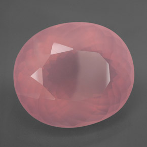 Quartz rose rose naturelle transparent, 150,95 ct, transparent / translucide