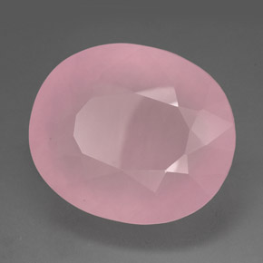 Quartz rose rose naturelle transparent, 216,65 ct, transparent / translucide