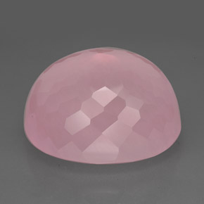 Quartz rose rose naturelle transparent, 216,65 ct, transparent / translucide