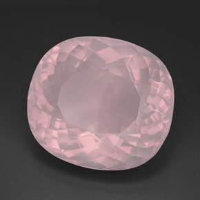 Quartz rose rose naturelle transparent, 139,70 ct, transparent / translucide