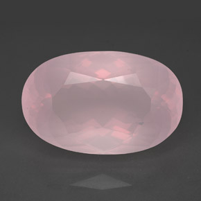 Quartz rose rose naturelle transparent, 138,35 ct, transparent / translucide