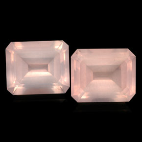 Achetez naturel ct rose quartz rose gems, transparent, en provenance afrique du sud chez gemselect. en stock, livraison internationale!