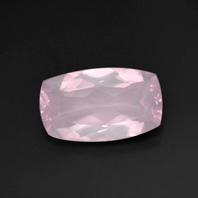 Quartz rose rose naturelle transparent, 11,28 ct, transparent / translucide