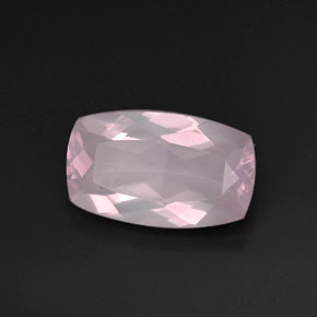 Quartz rose rose naturelle transparent, 11,28 ct, transparent / translucide