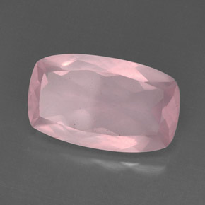 Quartz rose rose naturelle transparent, 11,86 ct, transparent / translucide