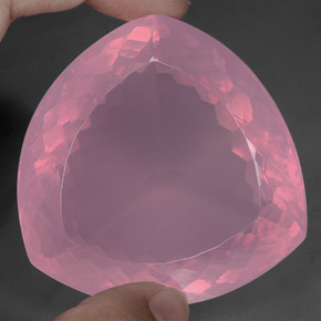 Quartz rose rose naturelle transparent, 528,00 ct, transparent / translucide