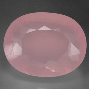 Quartz rose rose naturelle transparent, 474,40 ct, transparent / translucide