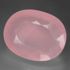 Quartz rose rose naturelle transparent, 474,40 ct, transparent / translucide