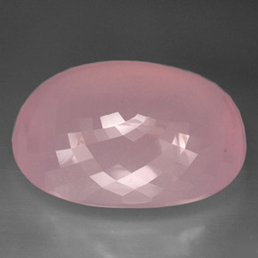 Quartz rose rose naturelle transparent, 474,40 ct, transparent / translucide