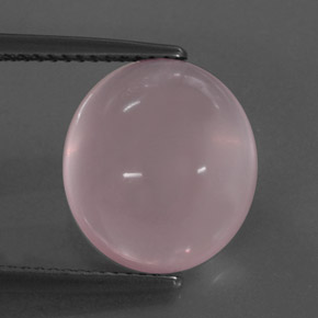Quartz rose rose naturelle transparent, 10,14 ct, transparent / translucide