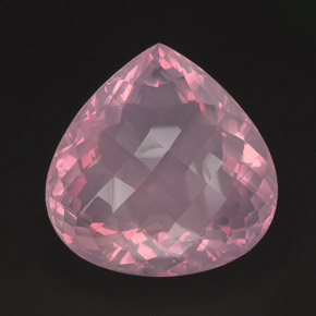 Quartz rose rose naturelle transparent, 421,95 ct, transparent / translucide
