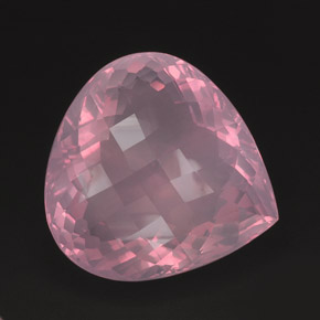 Quartz rose rose naturelle transparent, 421,95 ct, transparent / translucide
