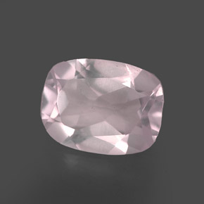 Quartz rose rose naturelle transparent, 1,70 ct, transparent / translucide