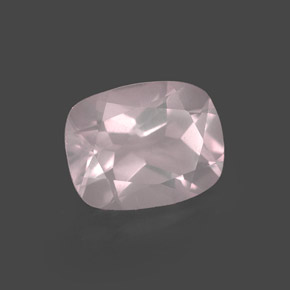 Quartz rose rose naturelle transparent, 1,87 ct, transparent / translucide