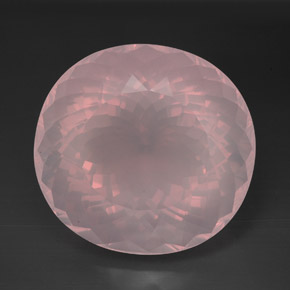 Quartz rose rose naturelle transparent, 170,60 ct, transparent / translucide