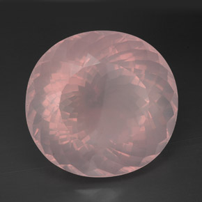 Quartz rose rose naturelle transparent, 170,60 ct, transparent / translucide