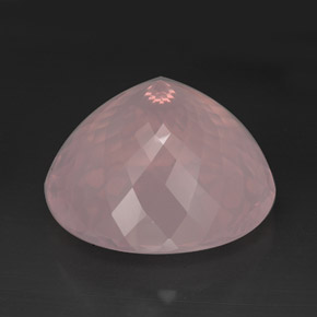 Quartz rose rose naturelle transparent, 170,60 ct, transparent / translucide