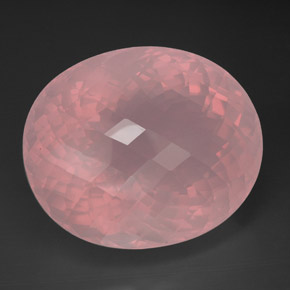 Quartz rose rose naturelle transparent, 173,95 ct, transparent / translucide