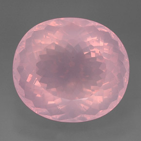 Quartz rose rose naturelle transparent, 177,70 ct, transparent / translucide