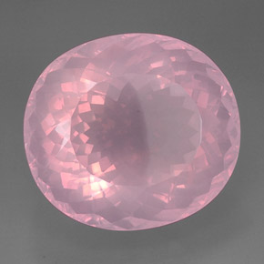 Quartz rose rose naturelle transparent, 177,70 ct, transparent / translucide