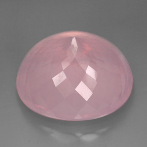 Quartz rose rose naturelle transparent, 177,70 ct, transparent / translucide