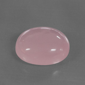 Quartz rose rose naturelle transparent, 30,50 ct, transparent / translucide