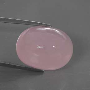 Quartz rose rose naturelle transparent, 39,28 ct, transparent / translucide