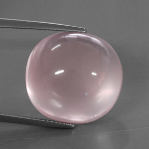 Quartz rose rose naturelle transparent, 35,23 ct, transparent / translucide