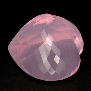 Quartz rose rose naturelle transparent, 213,25 ct, transparent / translucide