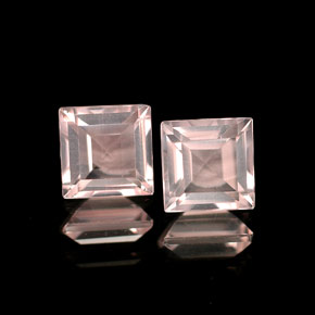 Achetez naturel ct rose quartz rose gems, transparent, en provenance afrique du sud chez gemselect. en stock, livraison internationale!