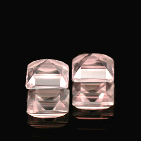 Achetez naturel ct rose quartz rose gems, transparent, en provenance afrique du sud chez gemselect. en stock, livraison internationale!