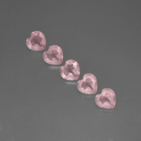 Achetez naturel ct rose quartz rose gems, transparent, en provenance afrique du sud chez gemselect. en stock, livraison internationale!