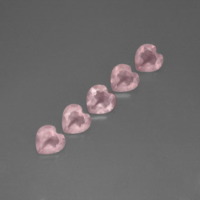 Achetez naturel ct rose quartz rose gems, transparent, en provenance afrique du sud chez gemselect. en stock, livraison internationale!