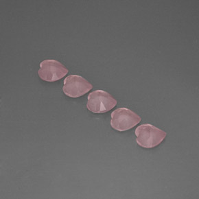 Achetez naturel ct rose quartz rose gems, transparent, en provenance afrique du sud chez gemselect. en stock, livraison internationale!
