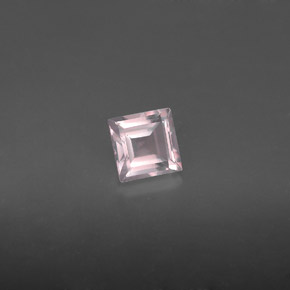 Quartz rose rose naturelle transparent, 0,66 ct, transparent / translucide