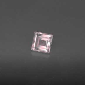 Quartz rose rose naturelle transparent, 0,66 ct, transparent / translucide