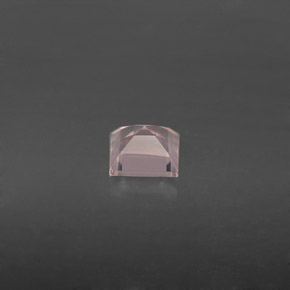 Quartz rose rose naturelle transparent, 0,66 ct, transparent / translucide