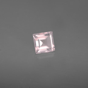 Quartz rose rose naturelle transparent, 0,62 ct, transparent / translucide